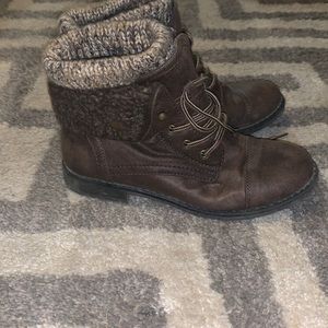 cute brown booties